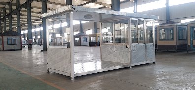 天津海河南道施工現(xiàn)場門衛(wèi)崗亭檢查通道